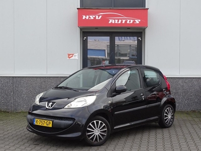 Peugeot 107 1.0-12V XR airco 4-deurs 2006 zwart