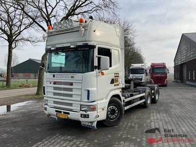 Scania R 124 L 400 6x2 NA Euro 2 handgeschakeld met kabel