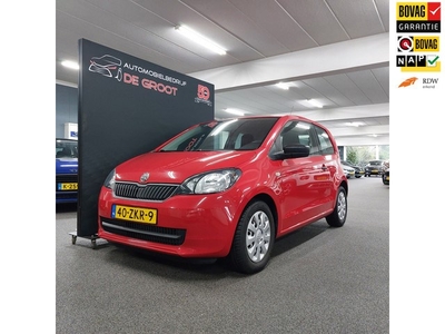 Skoda Citigo 1.0 Greentech Arctic-DEALER ONDERHOUDEN-NAVI