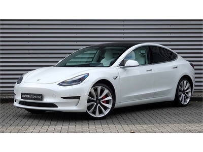 Tesla Model 3 Performance 75 kWh Leder Panoramadak