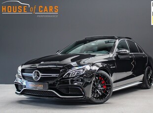 Mercedes-Benz C-Klasse AMG C63S 510pk |panoramadak|Burmester|memory|elektrische koffferklep|stoelverwarming|adaptieve led koplampen|