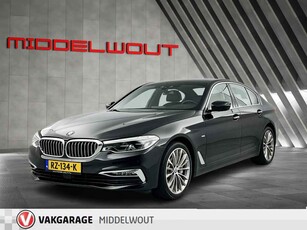 BMW 5 Serie 540i High Exe/Lux-Line/El.Comfstoelen/Adapt.Cruise/19