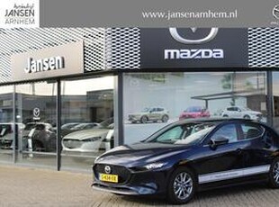 Mazda 3 HB 2.0 e-SkyActiv-G 122 Comfort + Leder , Demovoordeel ? 8.340,-, Leder, Navi, Apple Carplay, Clima, Adap.Cruise, HUD, LMV 16 Inch, Camera, Stuur/Stoelverwarming