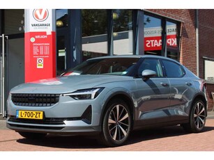 Polestar 2 63kWh Standard Range | Orig. NL | Extra bandenset | Luxe-Stoelen | Carplay | Panorama | Camera | Adaptive Cruise & Climate Contr