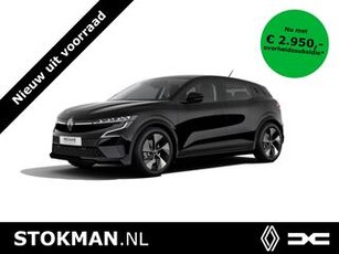 Renault MEGANE E-Tech EV60 220 pk Optimum Charge Evolution | Navigatie | Climat Control | Warmtepomp | 130 kW DC laden | ? 2.950,- SEPP SUBSIDIE of ? 61,- per maand bij Private Lease |