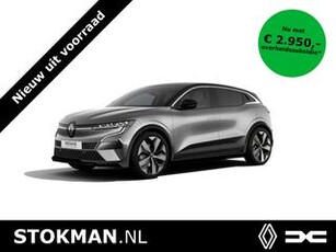 Renault MEGANE E-Tech EV60 220 pk Optimum Charge Techno | Warmtepomp | Half leder | Dodehoek melding | 130 kW DC laden | ? 2.950,- SEPP SUBSIDIE of ? 61,- per maand bij Private Lease |