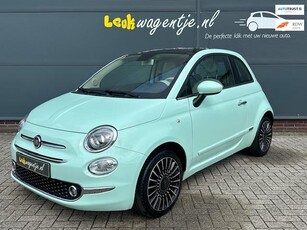 Fiat 500 1.2 Lounge *carplay *16” *cruise *pano *VERKOCHT*