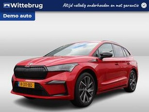 Skoda Enyaq iV 60 Sportline 58 kWh Elektrische achterklep | Adaptieve cruise control | Stoelverwarming