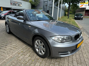 BMW 1-serie Cabrio 118i Executive cabriolet, airco, cruise, elec pakket, 1e eigenaresse, nwe apk, zeer mooie schade vrije auto