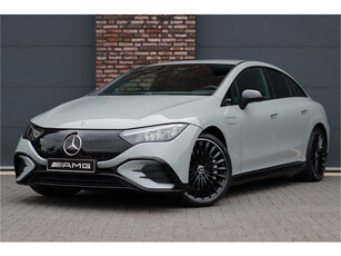 Mercedes-Benz EQE 350 4MATIC AMG Line 91 kWh | 53.000,- ex BTW | Airmatic | Distronic Pro | Memory | Trekhaak | Keyless Go | Voorklimatisering | Nightpakket | Rijassistentiepakket | Leder |