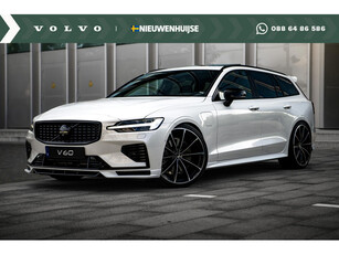 Volvo V60 2.0 T8 Recharge AWD Ultra Dark | Uit Voorraad Leverbaar | HEICO Exterieur Styling | Bowers & Wilkins | 360 camera | 21