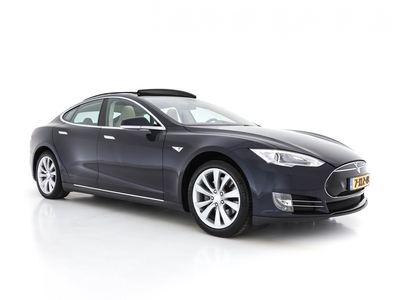 TESLA MODEL S 85 Base Tech-Pack Sound-Studio-Package [ 3-Fase ] (INCL-BTW) *FREE-SUPERCHARGING* *PANO | KEYLESS | VOLLEDER | NAVI-FULLMAP | FULL-LED | CAMERA | DAB | CRUISE | COMFORT-SEATS | 19