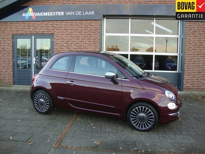 FIAT 500 0.9 TwinAir Turbo Lounge (Navigatie, Panoramadak, 16 inch Lichtmetalen Velgen) DIRECT RIJKLAARPRIJS!