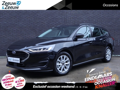 FORD FOCUS Wagon 1.0 EcoBoost Hybrid Titanium 125pk automaat | Stoel- stuur en voorruitverwarming | 16inch lichtmetalen velgen | Parkeer sensoren | Navigatie via Apple Carplay & Android auto | Cruise control | Start-stop