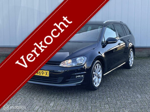 Volkswagen Golf Variant 1.2 TSI Highline 1e eig | Org NL Auto | Leder | Zwarte hemel | Navi/DAB | Camera | 17 inch LMV |