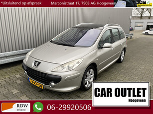 Peugeot 307 SW 2.0-16V Pack Clima, Pano, CD-wisselaar, CC, PDC, LM, Trekh, nw. APK – Inruil Mogelijk –