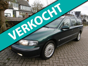 Volvo V70 2.4 Turbo Automaat 200pk Clima Historie Trekhaak 1800kg. Youngtimer