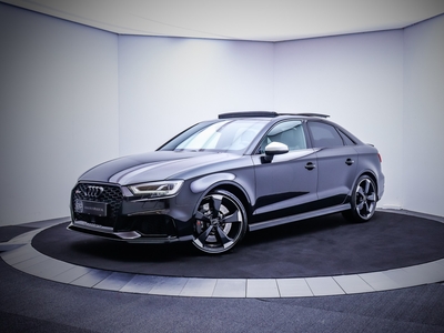 AUDI A3 RS3 Limousine 2.5TFSI 400PK S-Tronic Quattro PANO/MATRIX/B&O/NAPPA/MAGN.RIDE/NAVI/STOELVERW./ASSISTENTIEPAK./VIRT.DASH.