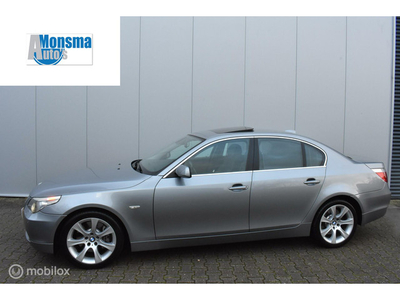 BMW 545i AUT. 2004 Silbergrau |Trüffelbraun |Unieke conditie