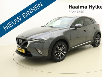 Mazda CX-3 2.0 SkyActiv-G 120 GT-M | Navigatie | Cruise Control | Leder | Stoel/Stuurverwarming | Camera | Trekhaak |