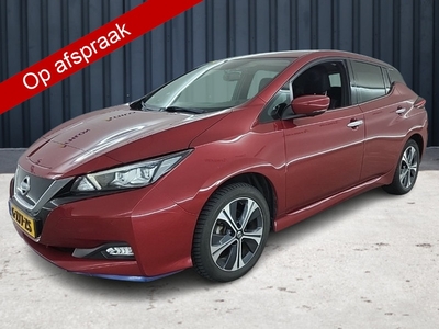 NISSAN LEAF e+ N-Connecta 62 kWh (218PK), 1ste-Eigenaar, Nissan-Dealer-Onderh., Navigatie/Apple-Carplay/Android-Auto, 360-Camera, DAB, Dodehoeksensor, Parkeersensoren-V+A, Adaptive-Cruise-Control, LAne-Assist, Stoelverwarming-V+A, Spiegel-Pakket, Privacy-Glas, NL-...