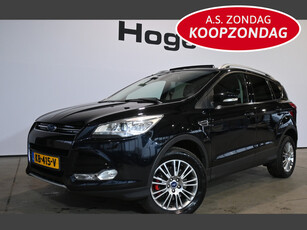 Ford Kuga 2.0 TDCI Automaat Titanium Styling Pack 4WD Ecc Panoramadak Trekhaak Goed Onderhouden! Inruil Mogelijk!