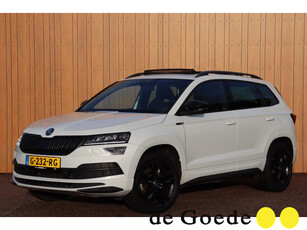 Skoda Karoq 1.5 TSI ACT Sportline Business org.NL-auto el.klep stoelvw pano/schuifdak digitaal-dashboard camera trekhaak