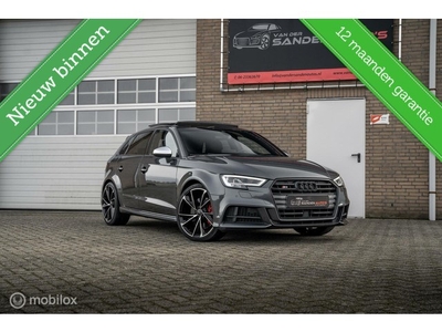 Audi A3 2.0 TFSI S3 quattro, sportback daytona grijs,panodak