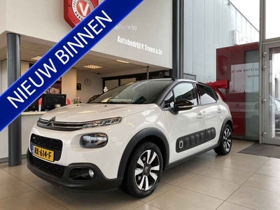 Citroën C3 1.2 PureTech Shine,Apple Carplay Android Auto,Climate&Cruisecontrol,Achteruitrijsensoren,Bluetooth met Spraakbediening,Bodykit,T