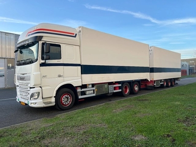 DAF XF 460 6X2 EURO 6 + TRS FRIGO + GROENEWEGEN 3 AXLE