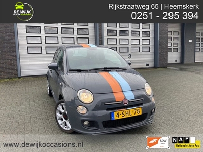 Fiat 500 0.9 TwinAir 500S Ice Orange met Leder !!! Uniek