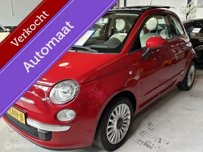 Fiat 500 1.2 Lounge*NL NAP?*AUTOMAAT*OPEN PANORAMADAK*USB*