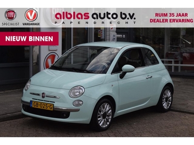 Fiat 500 80pk Turbo LoungeAutomaatLeerLeuk!