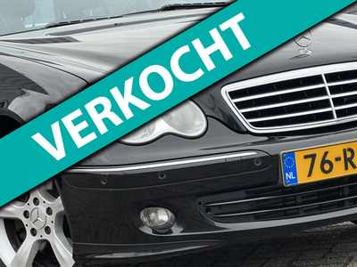 Mercedes-Benz C-klasse Combi 180 K. Avantgarde Automaat - Black Diamond - Chique!