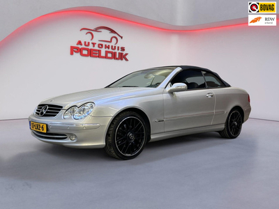 Mercedes-Benz CLK-klasse Cabrio 200 Kompressor Avantgarde Airco Cruisecontrol Stoelverwarming Leder Mediascherm