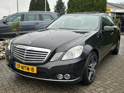 Mercedes-Benz E-Klasse E250 CDI Sedan Zwart Schuifdak 2010