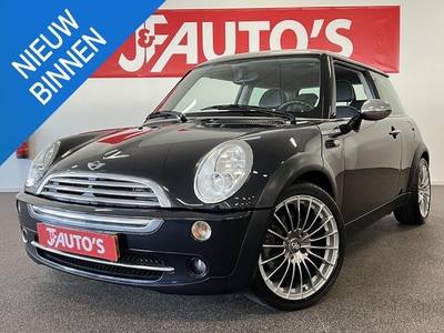 Mini Cooper 1.6 PARK LANE, LEER, NAVIGATIE, ECC AIRCO, 115PK