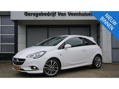 Opel Corsa 1.0 Turbo 90pk OPC-Line 3Drs H-Leder Apple Carplay 17inch LM Xenon A-Camera Clima Cruise Control *NL auto* Complete Corsa!