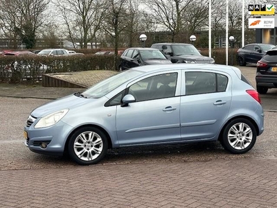 Opel Corsa 1.2-16V Enjoy,bj.2007,kleur:blauw,airco,5