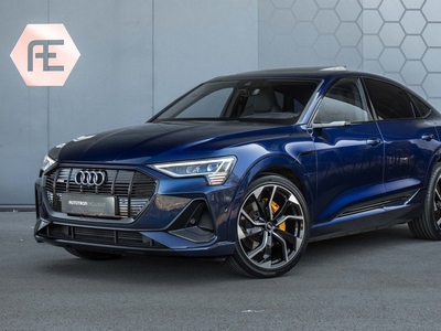 Audi e-tron Sportback 55 Quattro S-Edition 95 kWh 408PK | RS-STOELEN | € 61.900,- EX. BTW | VIRTUELE SPIEGELS | B&O 3D SURROUND | ADAPTIVE CRUISE | BI DUBBEL GLAS | STAND KOELING/VERWARMING | VOLCONA LEDER | AMBIENT VERLICHTING |