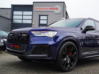 Audi Q7 60 TFSI e Quattro Competition | RS-zetels | Elek Trekhaak | HuD | Adaptieve Cruise | Luchtvering | 23inch RSQ8 velgen |