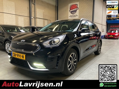 Kia Niro HYBRID EXECUTIVELINE NL AUTO NAP FABR.GARANTIE! AUTOMAAT NAVIGATIE CAMERA LED ECC CRUISE PDC HALF LEDER!!