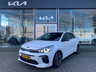 Kia Rio 1.0 TGDI GT-Line Automaat Navi+BT+Camera ECC-Airco Cr.Control Stoel+Stuurverw. 17