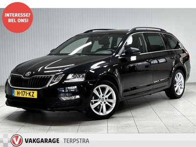 Škoda Octavia Combi 1.5 TSI Greentech Business Edition/ Automaat!/ OPEN-Panorama-Dak!/ 150pk!/ Zwarte-Hemel/ Camera/ DAB+/ Voorruitverw./ Apple + Android/ Sportstuur/ Half-LEDER/ 17'' LMV/ LED koplampen/ Extra getint glas.