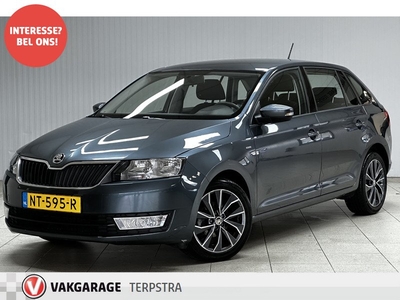 Škoda Rapid Spaceback 1.4 TDI Greentech Drive/ Facelift!/ Automaat!/ 16'LMV/ Airco/ Navi/ Cruise/ Bluetooth/ Multi.LEDER.Stuur/ Elek.Pakket/ Isofix/ PDC Achter.