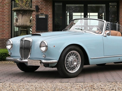 Lancia Aurelia B24S Convertible Fully restored condition, Attractively executed in light blue over beige interior, Matching number's engine as documented by Lancia Certificate of Origin, One of just 521 B24S Aurelia Convertibles built