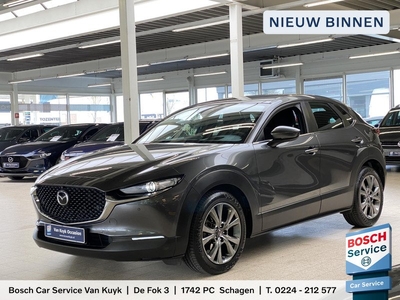 Mazda CX-30 2.0 e-SkyActiv-X M Hybrid Comfort 179 Pk / Keyless / LED / DAB / Head-Up Display / Apple-Carplay / Navi / Camera / Stoel+Stuurverwarming / Adaptieve Cruise-Control / E-Achterklep / PDC / LMV 18' / ENZ.