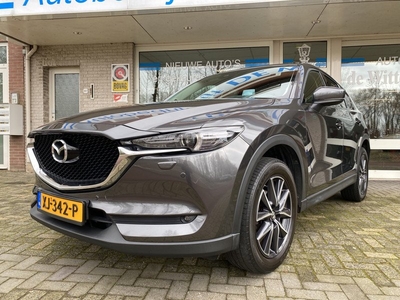 Mazda CX-5 2.0 SkyActiv-G 160 GT-M 4WD NIEUW MODEL. Navigatie Full Map/Achteruitrijcam./Schuifkanteldak/HeadUp Syst./Bose Audio Syst.Elektr./Stoel met geheugen+ verwarm.V+A/Verwarm Stuur/ Parkeersens. V+A/Lederen bekl./Dode hoek d