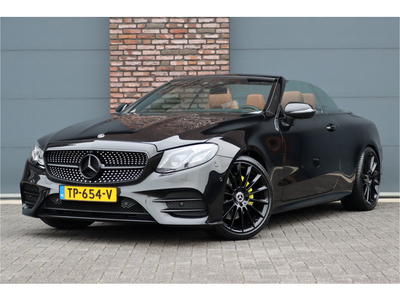 Mercedes-Benz E-Klasse Cabrio 200 AMG Line Aut9, Airscarf, Memorypakket, Burmester, Keyless Go, Surround Camera, Stoelverwarming-/ventilatie, Head-up Display, Cabriocomfortpakket, Dodehoekassistent, Leder, Etc.