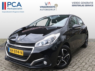 Peugeot 208 1.2 Benzine Superzuinig ( 1 op 16 ) 5-deurs Zwart * Navigatie * Parkeersensoren * L.M. Velgen * Airco * Cruise Control * Vierseizoenenbanden * Apple Car Play *